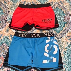 2 pair of Victoria’s Secret Sport shorts. SOLD****